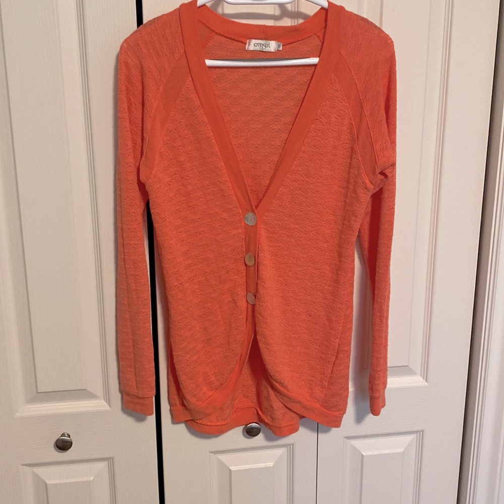 Om Girl Cardigan